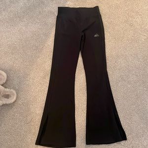 NWT Girls Size Large Black Adidas Slim Fit Flare Leggings